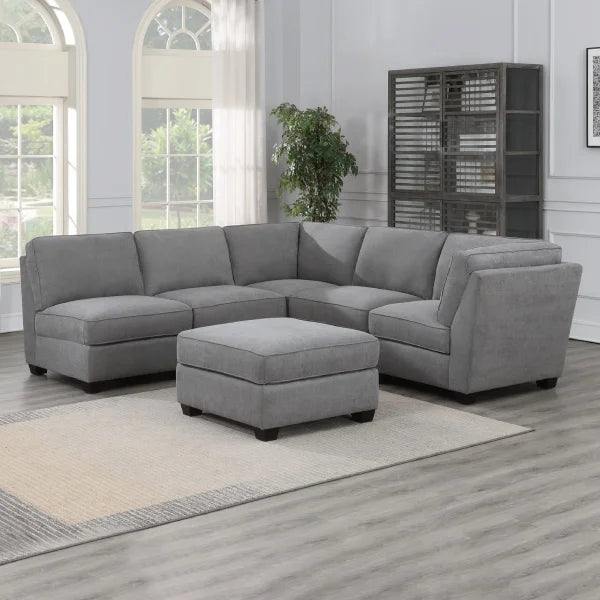 Bexley 6-Piece Modular Fabric Sectional – Cozy Living, Inc.