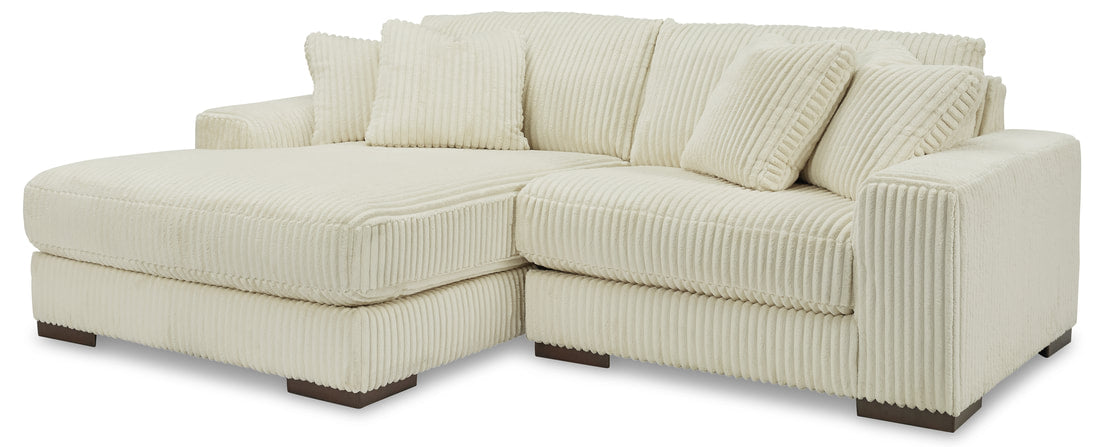 Lindyn Ivory Small Chaise Sectional