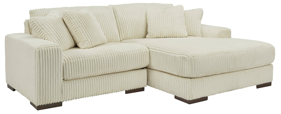 Lindyn Ivory Small Chaise Sectional