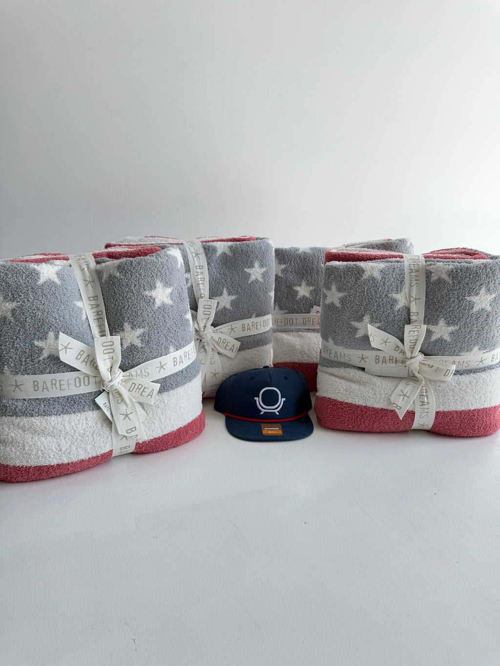 Barefoot Dreams Cozychic American Flag Blanket