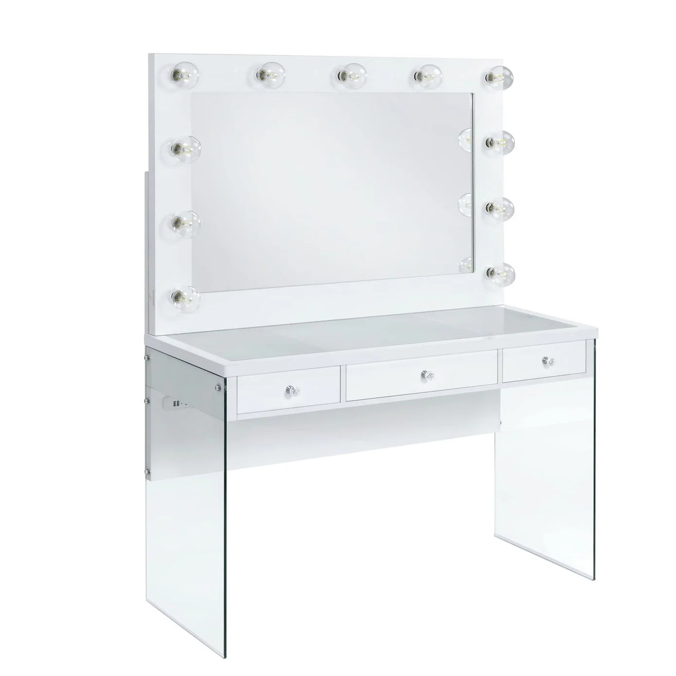 Jacey Complete Dressing Table with Lightbulbs