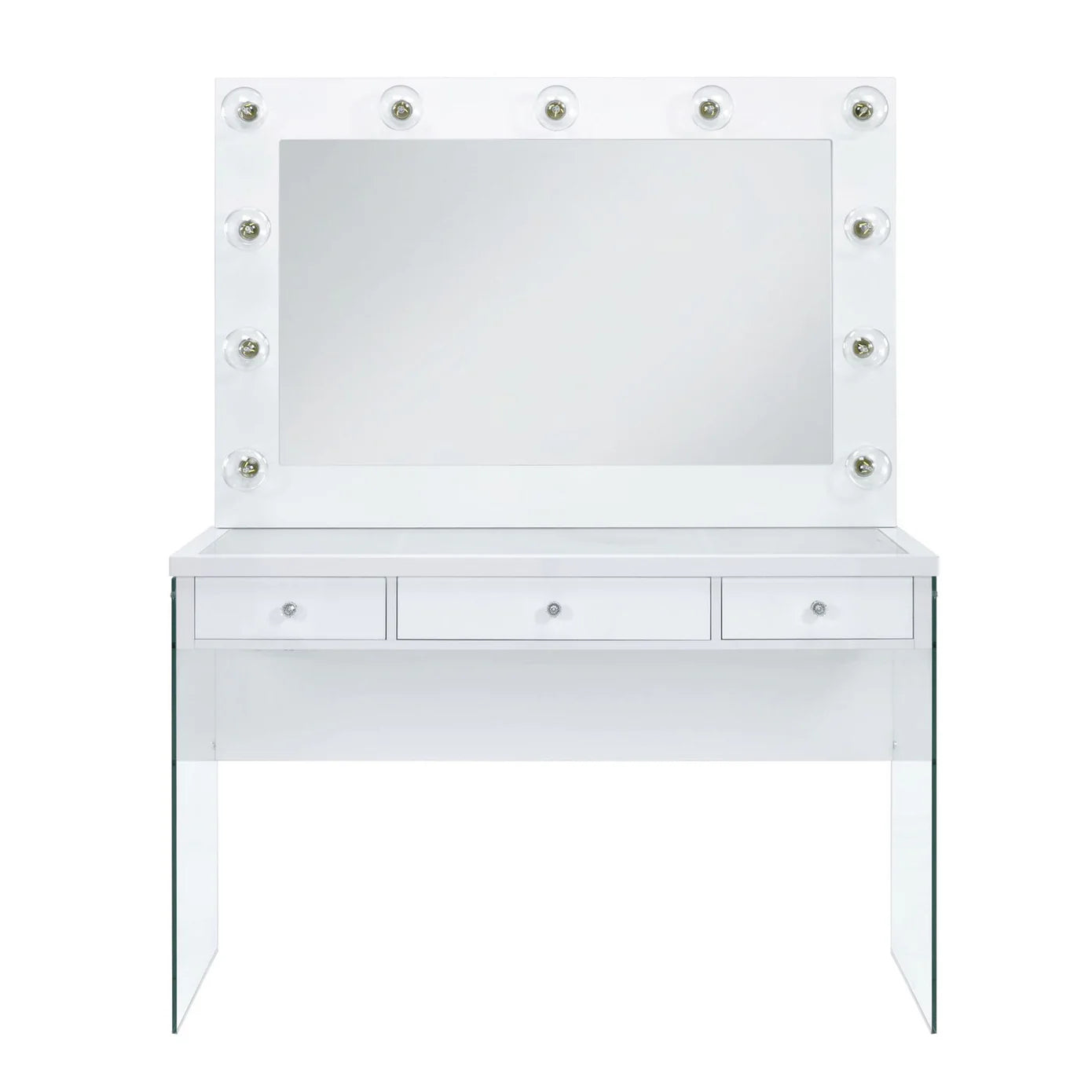 Jacey Complete Dressing Table with Lightbulbs