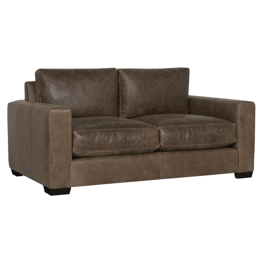 Dawkins Leather Loveseat