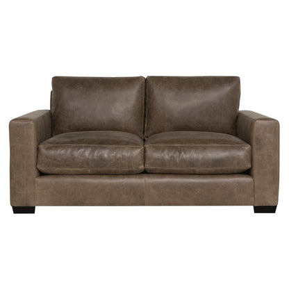 Dawkins Leather Loveseat