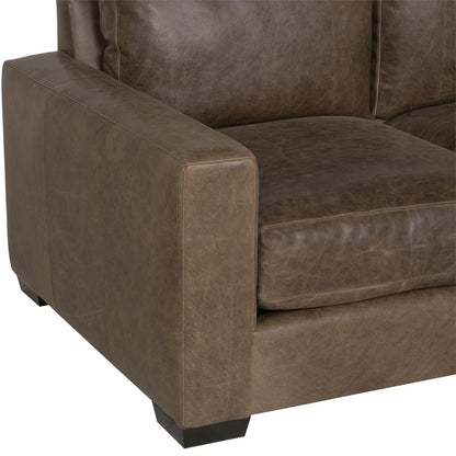 Dawkins Leather Loveseat