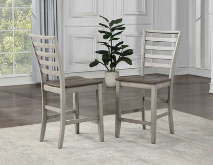 Abacus 5-Piece Counter Drop-Leaf Dining Set (Table & 4 Chairs)