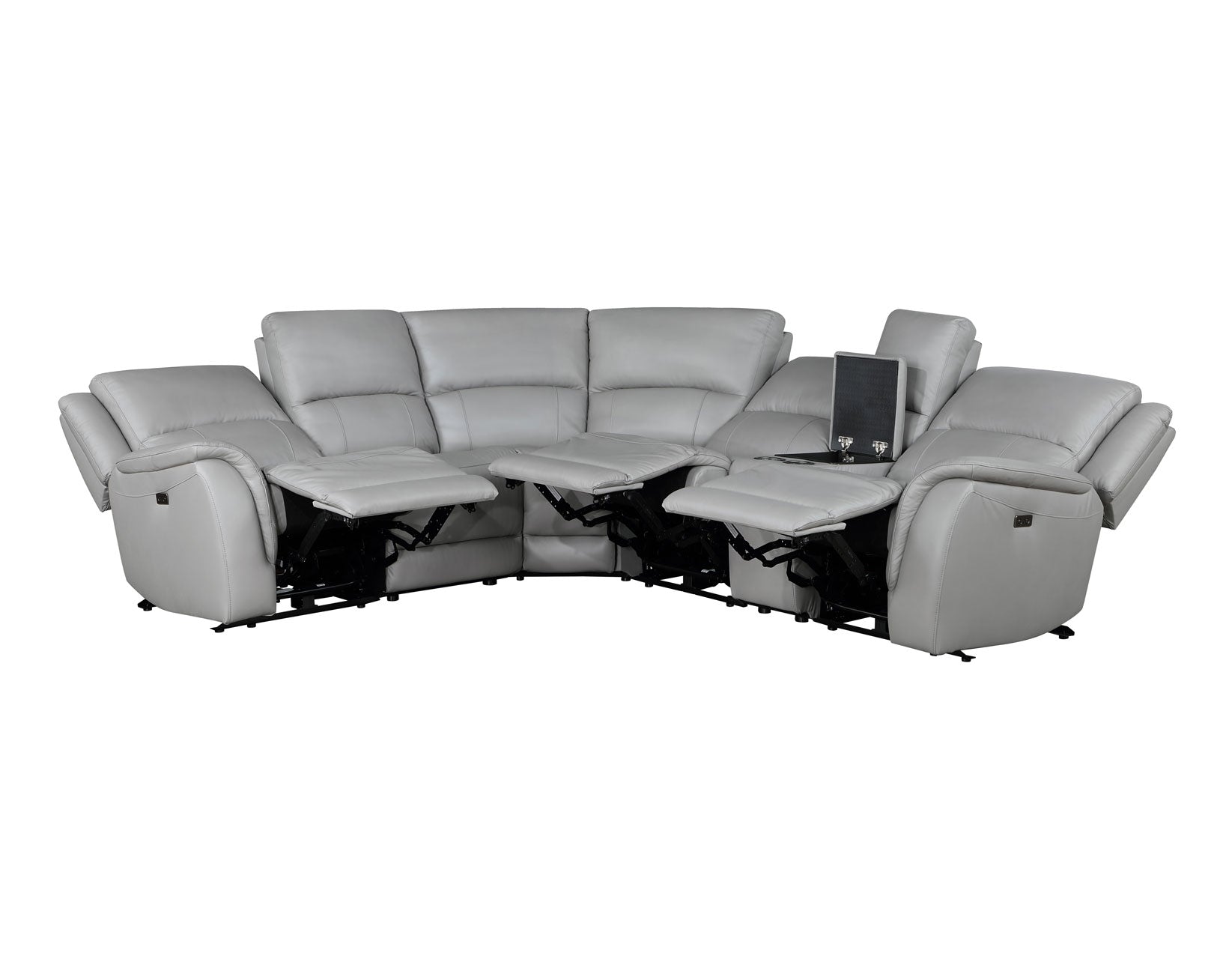 Alexandria Leather 6-Piece Power Reclining Set