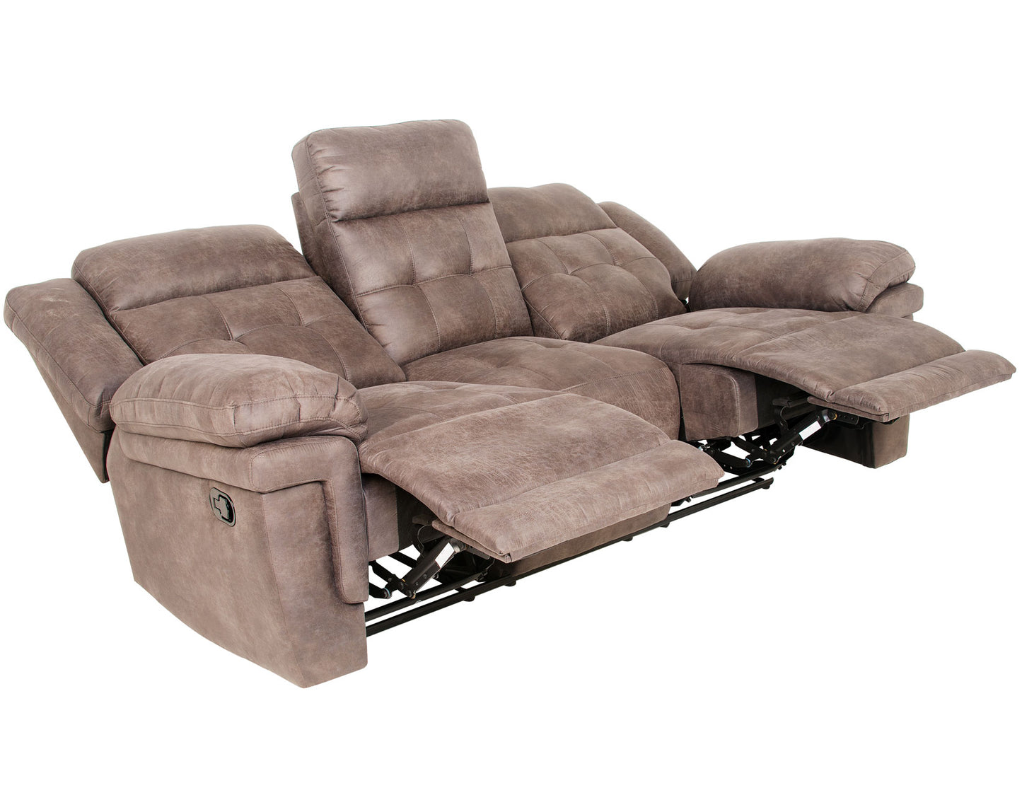 Anastasia Cocoa 3-Piece Manual Reclining Set