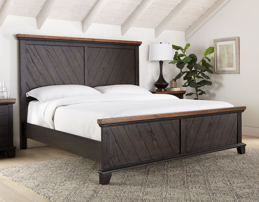 Bear Creek King Bed, Brown