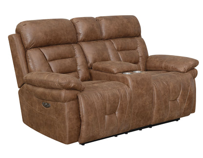 Brock 3 Piece Dual Power Motion Set (Sofa, Loveseat & Chair)