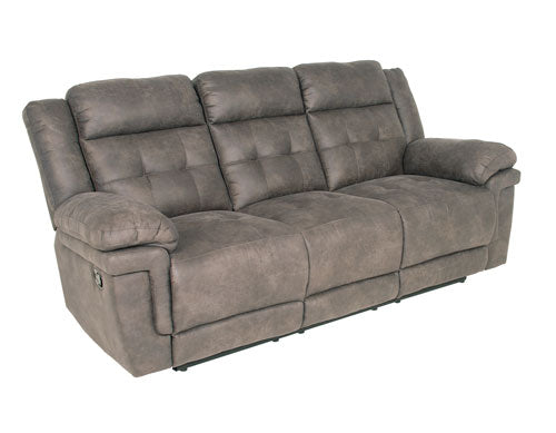 Anastasia Grey 3 Piece Manual Motion Set (Sofa, Loveseat & Chair)