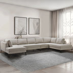 Evella Double Chaise Fabric Sectional