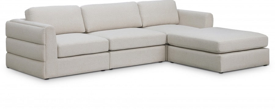 Beckham Linen Textured Modular Sectional