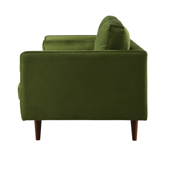 Roma Sofa in Green Velvet