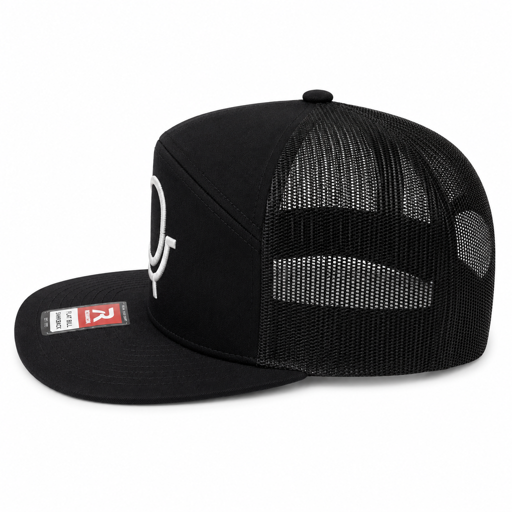 We Live Cozy Signature Flat Bill Snapback