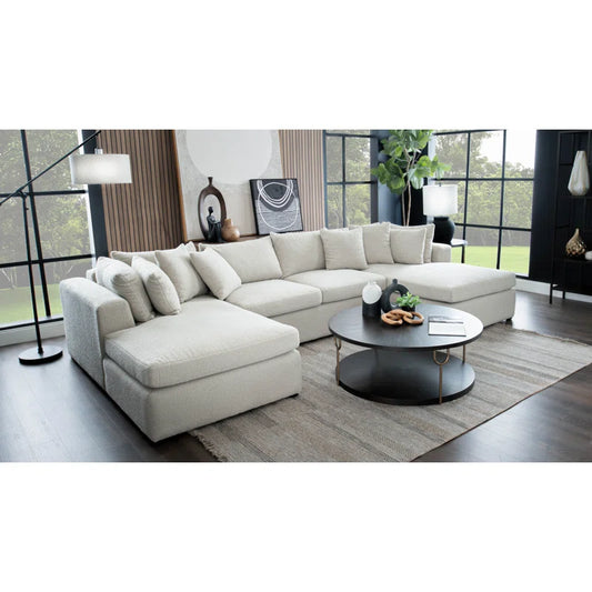 Teddy 141" 3 - Piece Upholstered Sectional