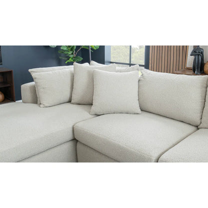 Teddy 141" 3 - Piece Upholstered Sectional