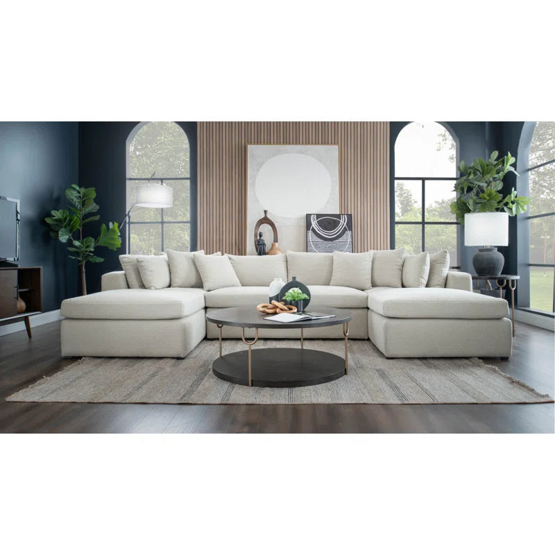 Teddy 141" 3 - Piece Upholstered Sectional