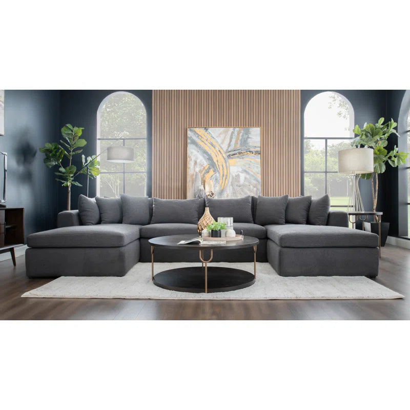 Teddy 141" 3 - Piece Upholstered Sectional