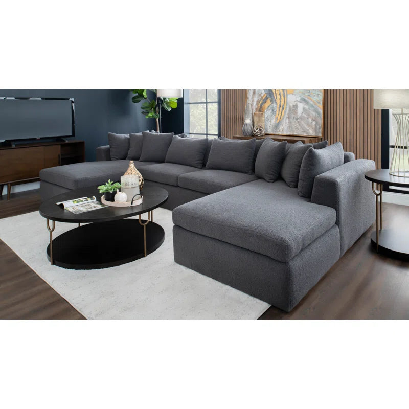 Teddy 141" 3 - Piece Upholstered Sectional