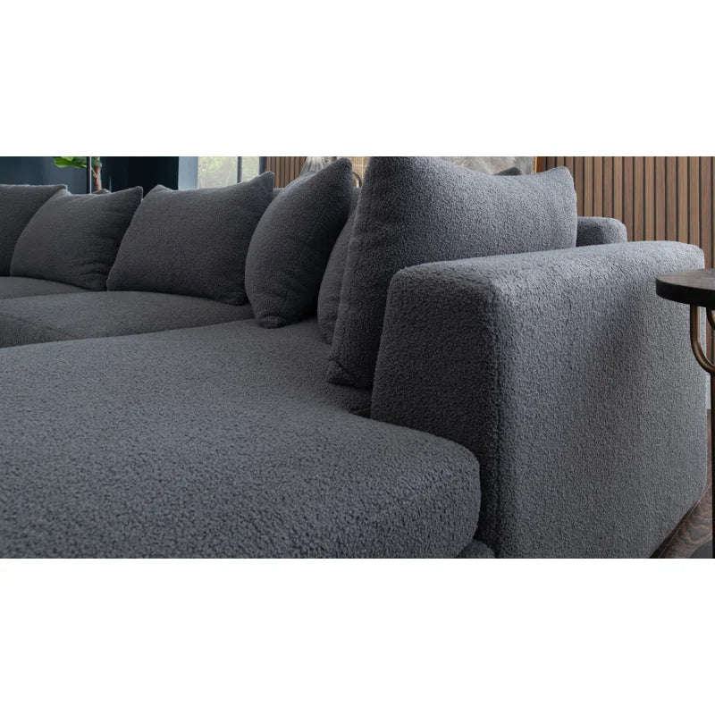 Teddy 141" 3 - Piece Upholstered Sectional