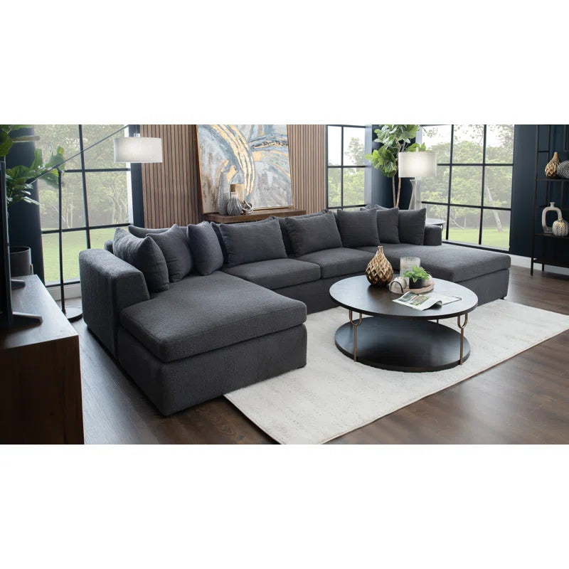 Teddy 141" 3 - Piece Upholstered Sectional