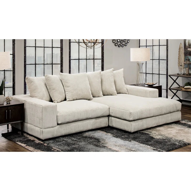 Luxe 2 - Piece Upholstered Sectional