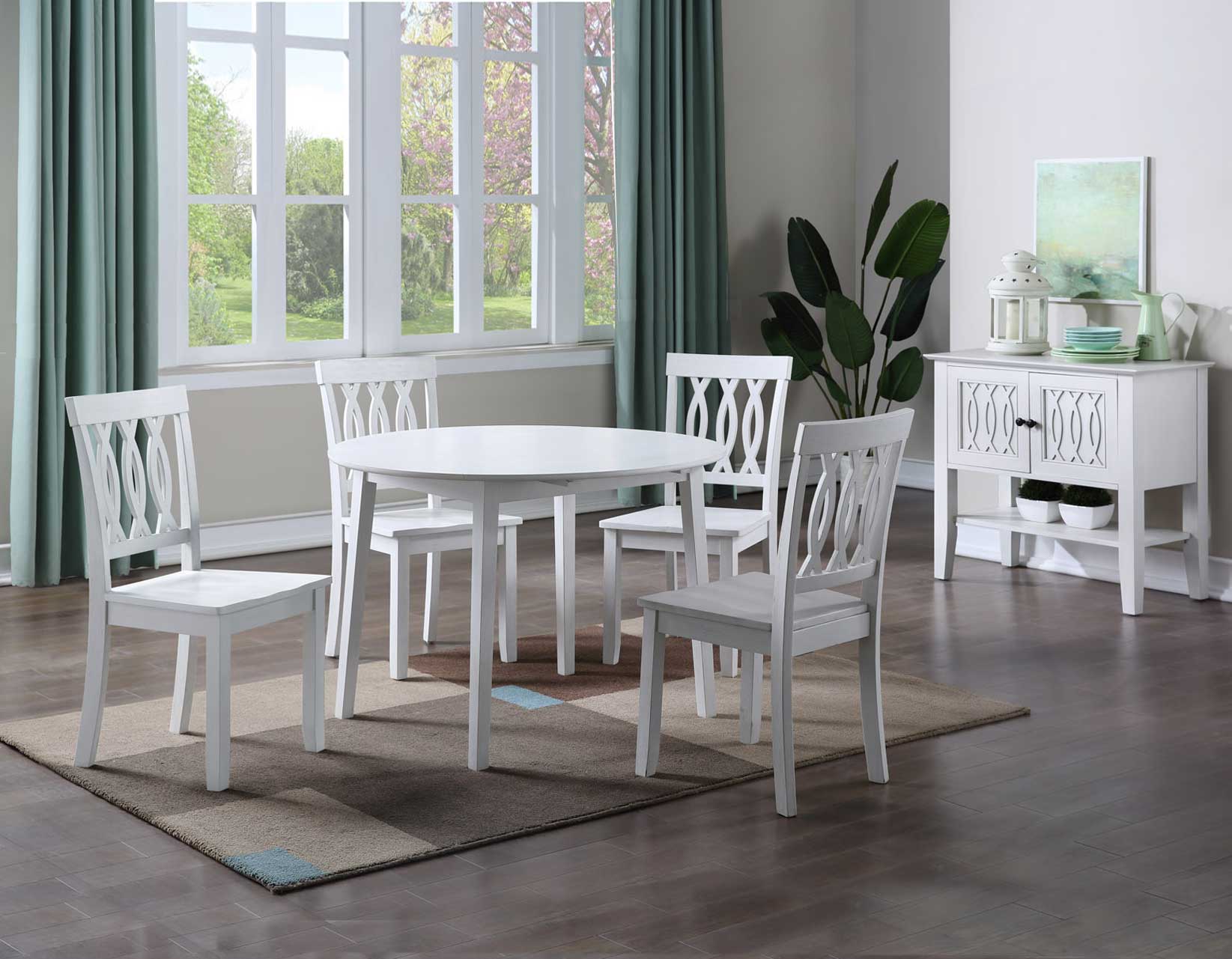 Naples 5-Piece Drop-Leaf Dining(Table & 4 Side Chairs)
