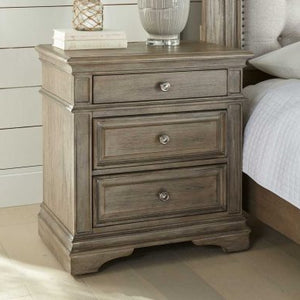 Highland Park-Tan 4-Piece King Set (King Bed/DR/MR/NS)
