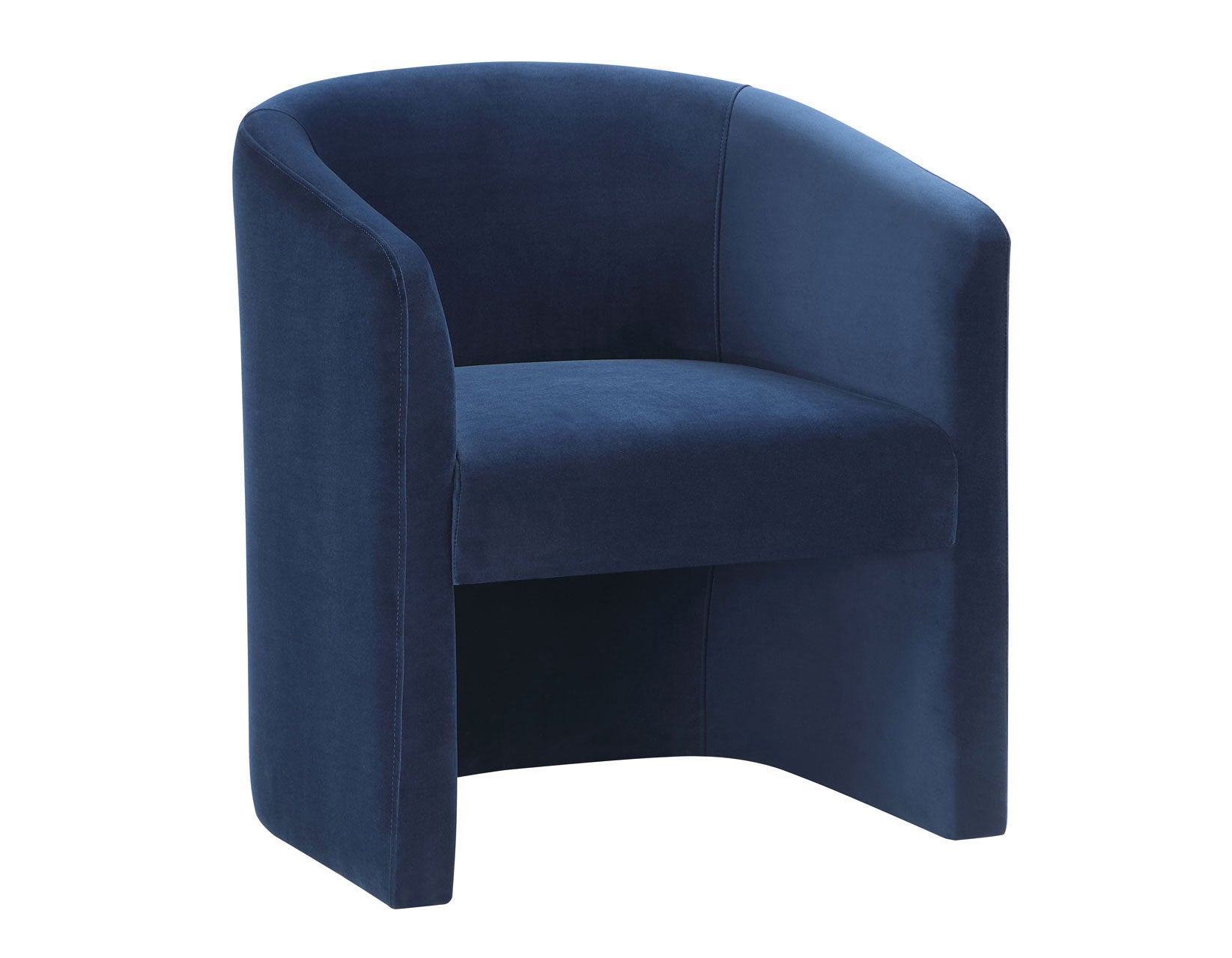 Iris Upholstered Chair, Indigo