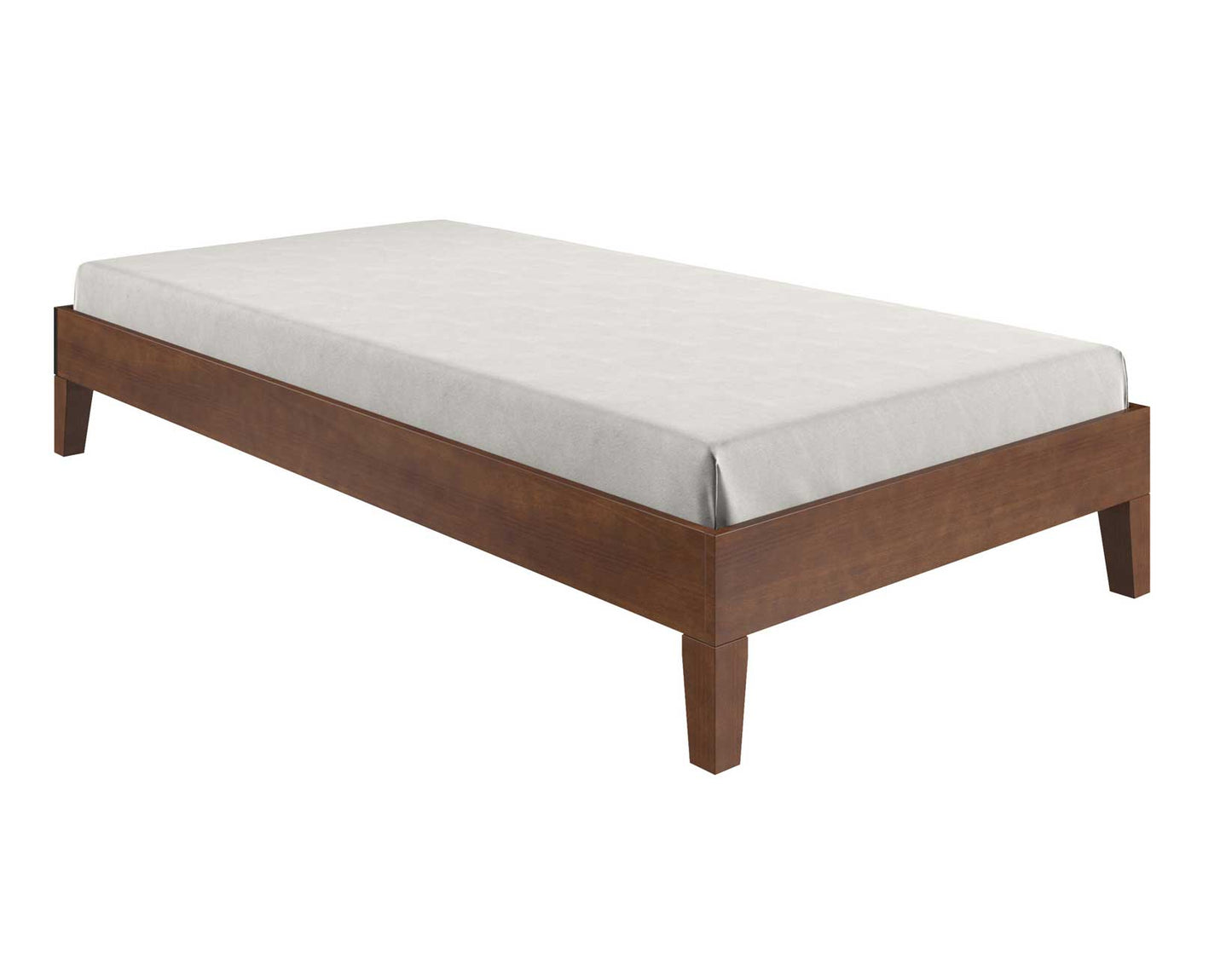 Nix Twin Platform Bed, Natural