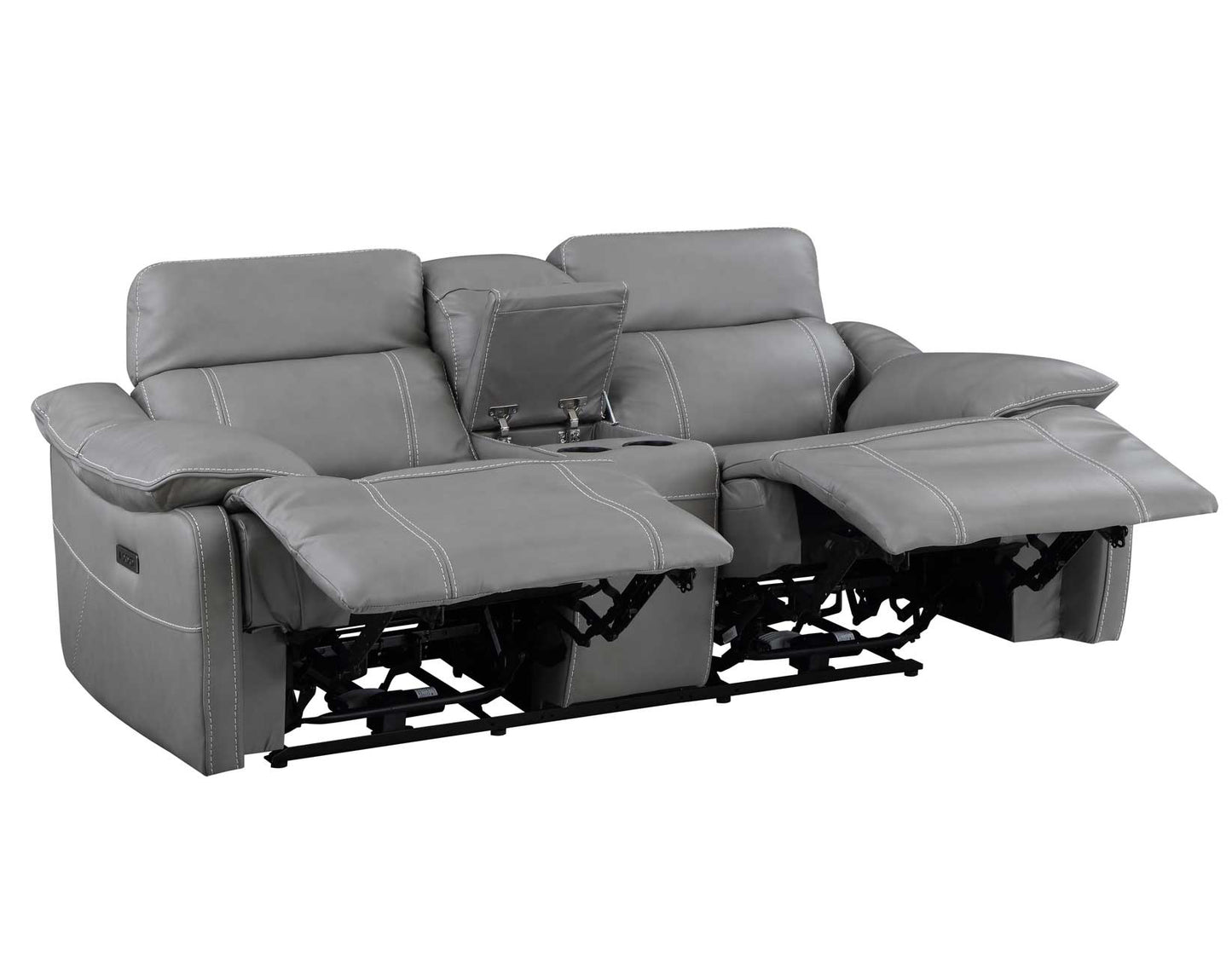 Alpine 3-Piece Dual-Power Leather Reclining Set