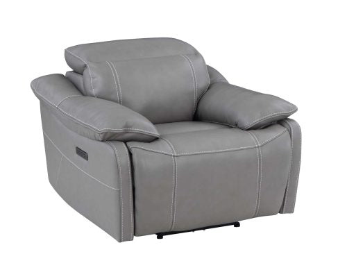 Alpine 3-Piece Dual-Power Leather Reclining Set