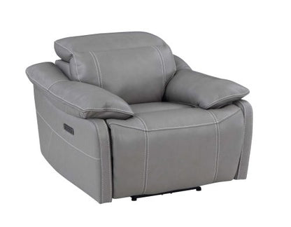 Alpine 3-Piece Dual-Power Leather Reclining Set