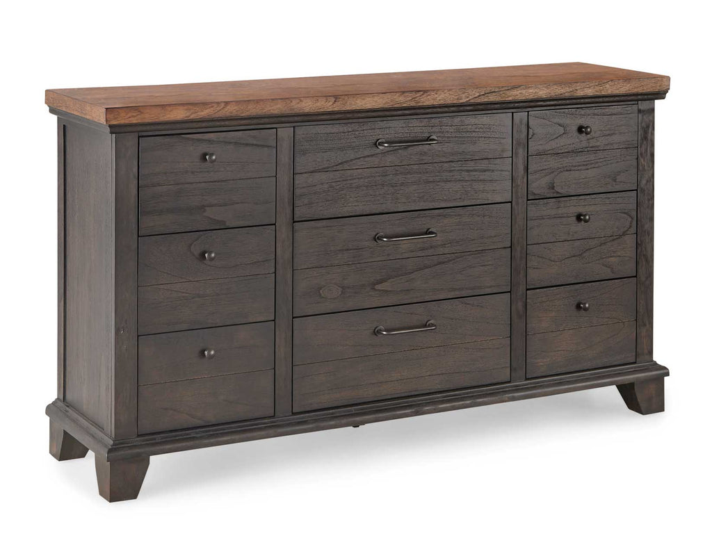 Bear Creek Dresser and Mirror, Brown