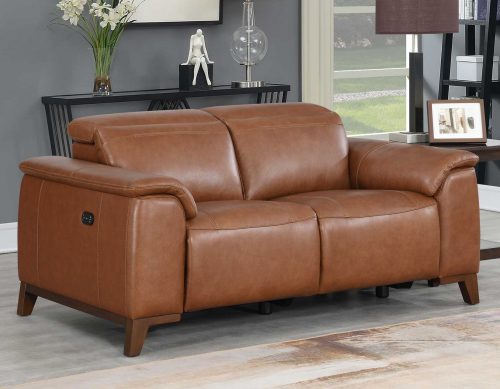 Bergamo 3- Piece Dual-Power Leather Reclining Set (Sofa, Loveseat & Chair)