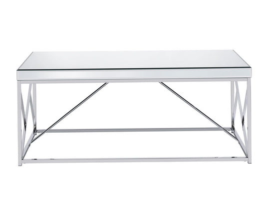 Evelyn Cocktail Table, Chrome