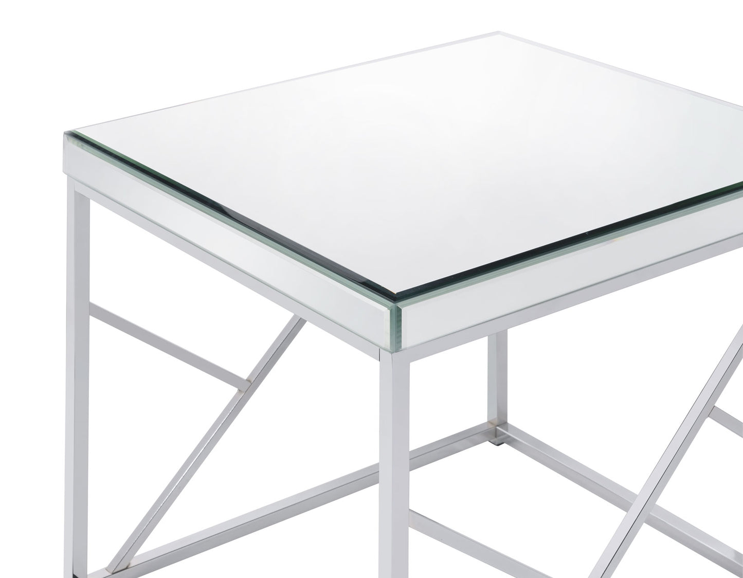 Evelyn Cocktail Table, Chrome