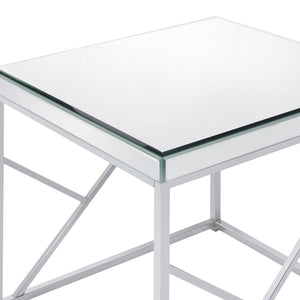 Evelyn Cocktail Table, Chrome