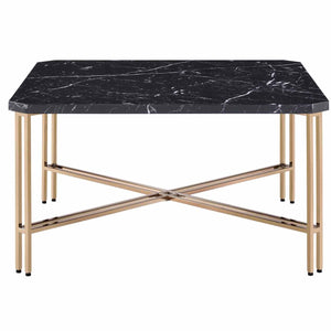 Daxton Faux-Marble Top Cocktail Table