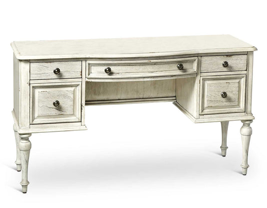 Highland Park Vanity Desk, Cathedral White