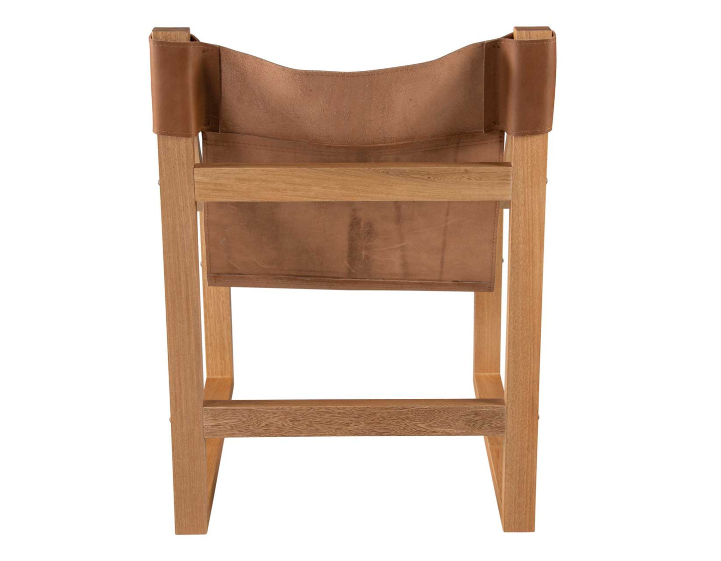 Lima Sling Chair, Natural Leather with Natural Frame