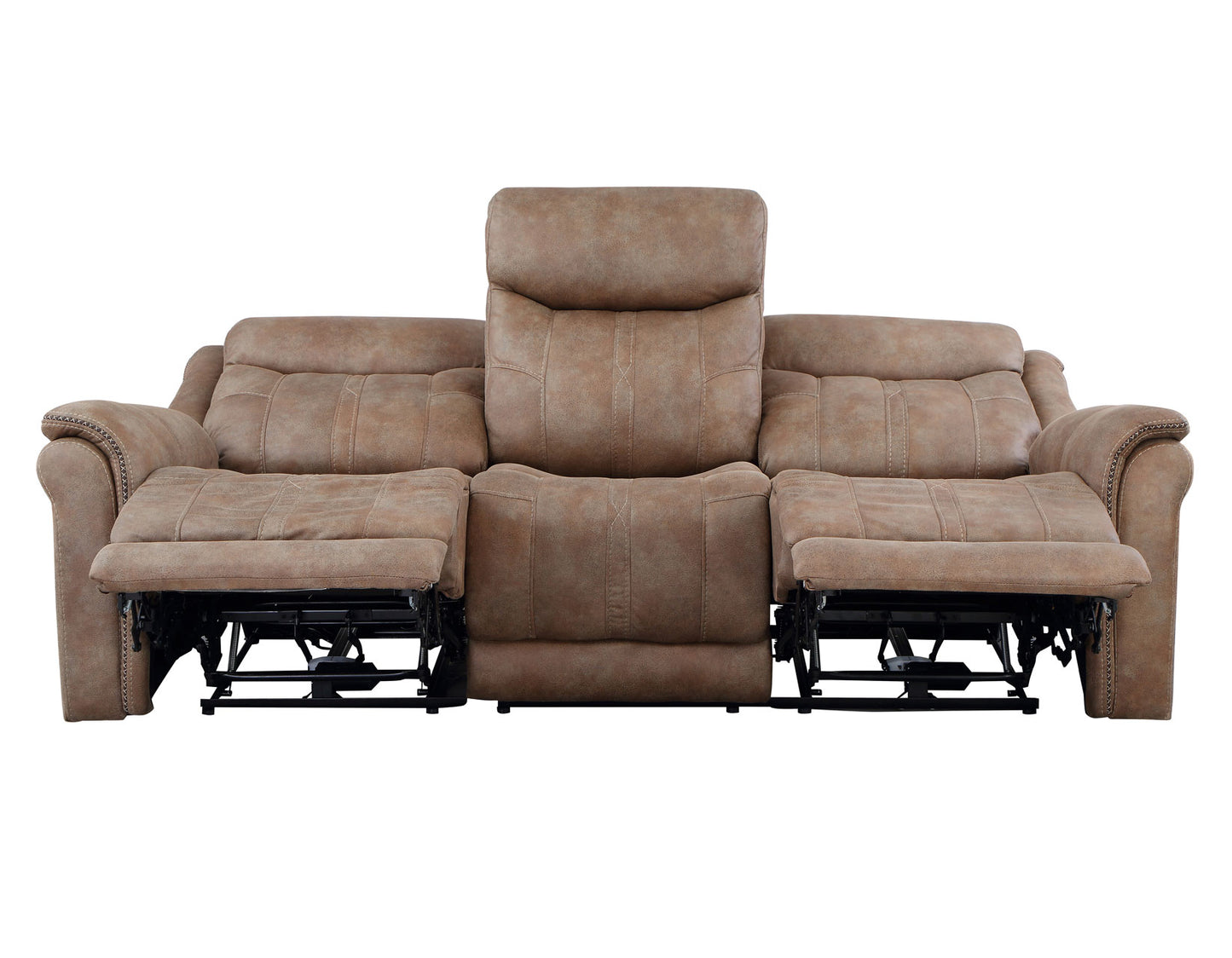 Morrison 3-Piece Dual-Power Reclining Set, Camel