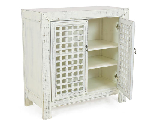 Rio Accent Cabinet, White