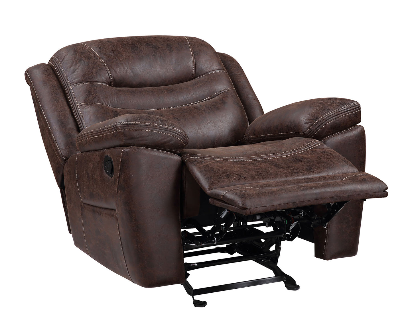 Stetson 3-Piece Manual Motion Set (Sofa, Loveseat & Recliner)