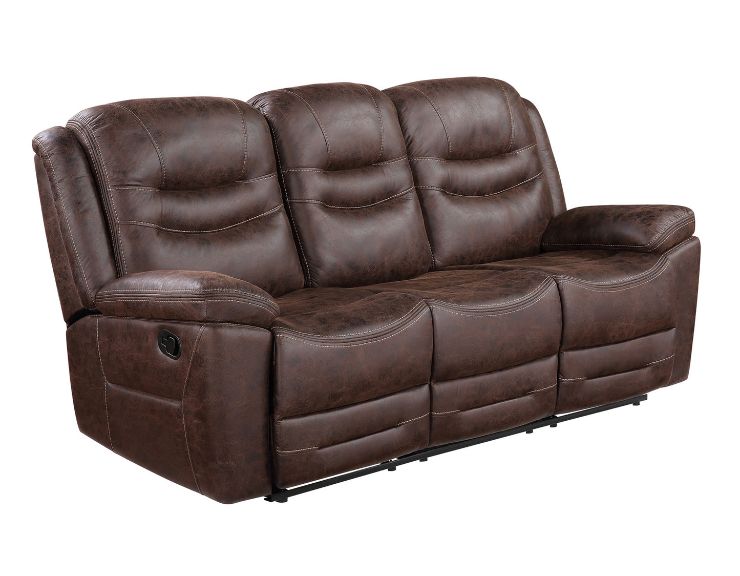 Stetson 3-Piece Manual Motion Set (Sofa, Loveseat & Recliner)