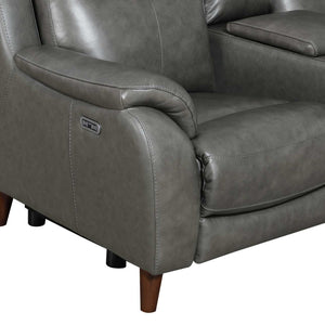 Trento 3-Piece Dual-Power Leather Reclining Set (Sofa, Loveseat & Chair)