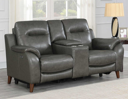 Trento 3-Piece Dual-Power Leather Reclining Set (Sofa, Loveseat & Chair)