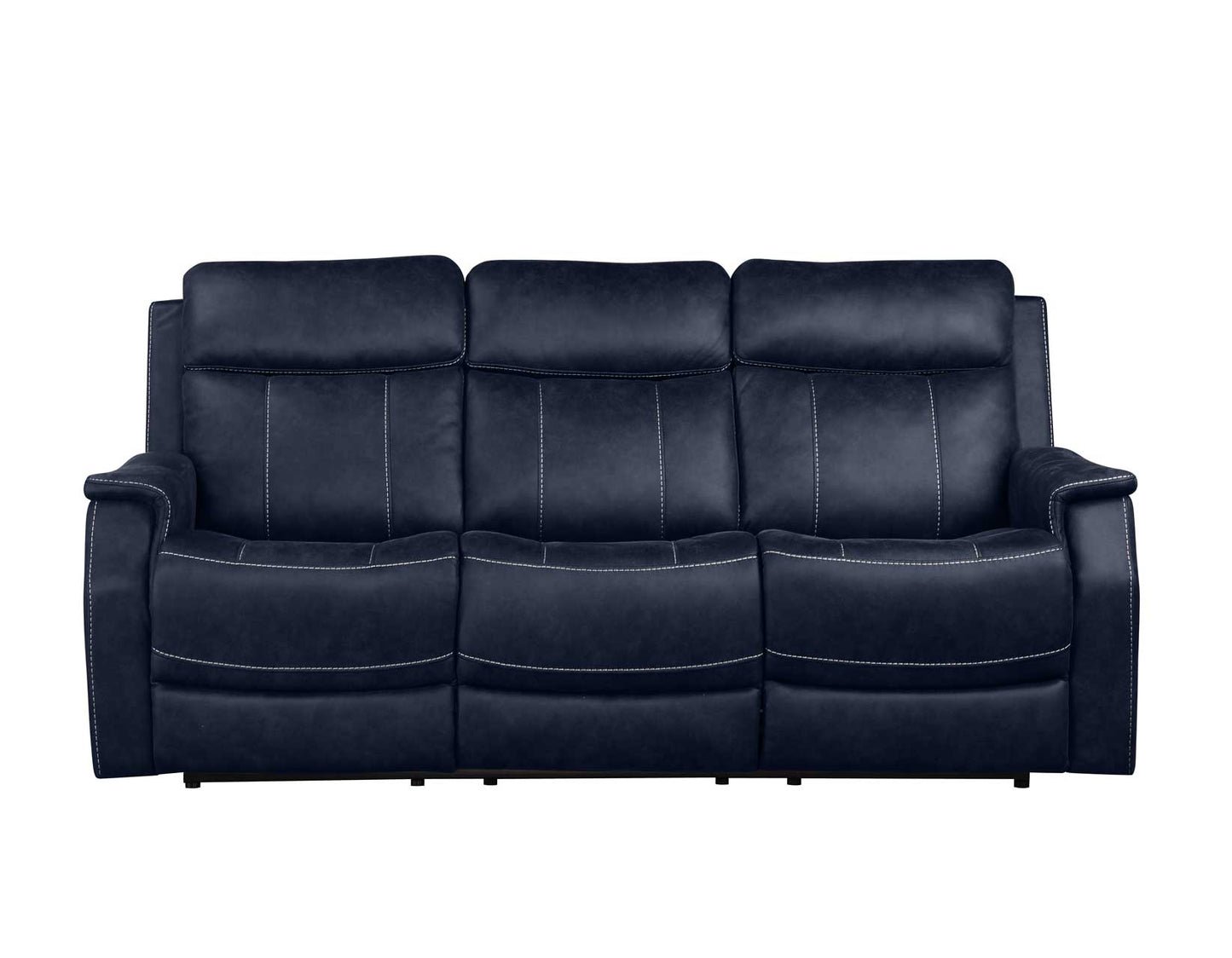 Valencia 3-Piece Dual-Power Ocean Blue Reclining Set (Sofa, Loveseat & Chair)