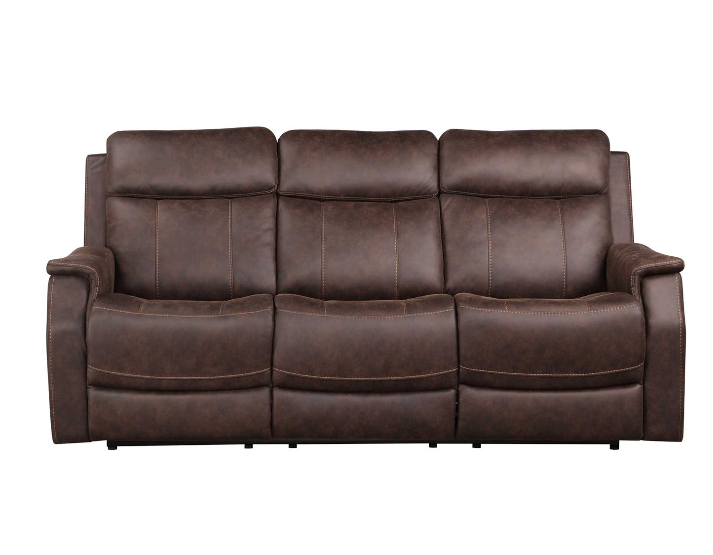 Valencia 3-Piece Dual-Power Walnut Reclining Set (Sofa, Loveseat & Chair)